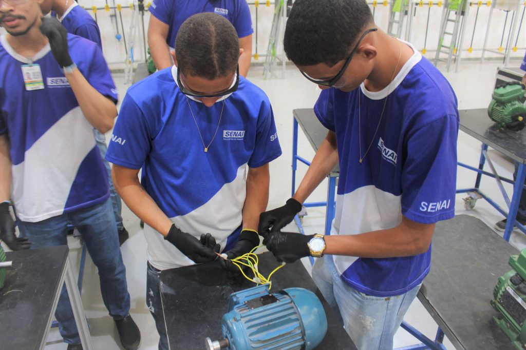 Alunos do SENAI