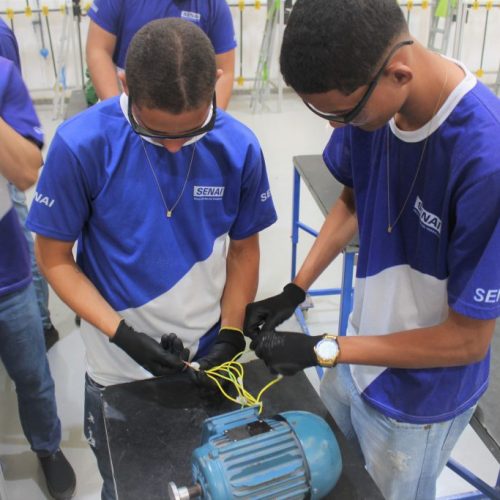 Alunos do SENAI
