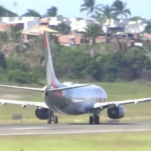 Incidente operacional no aeroporto de Salvador envolve aeronave da GOL