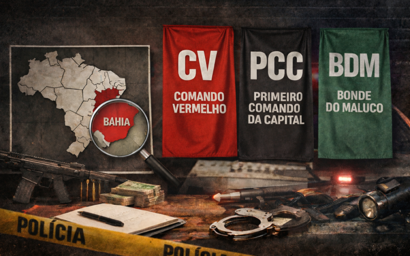 Ofensiva contra crime organizado na Bahia captura lideranças de facções
