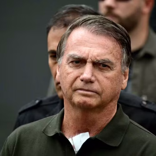 Imagem de Bolsonaro na cadeia